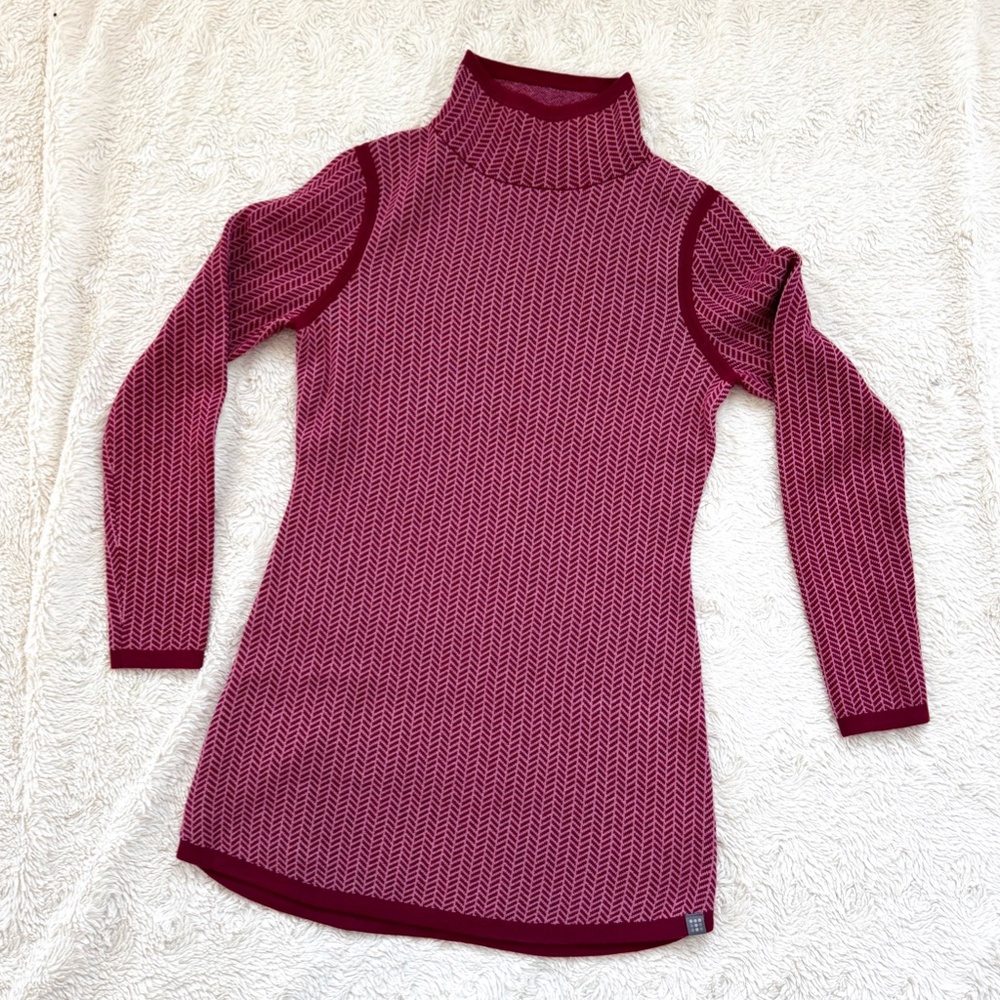 Title Nine Red Herringbone Dress | Size S